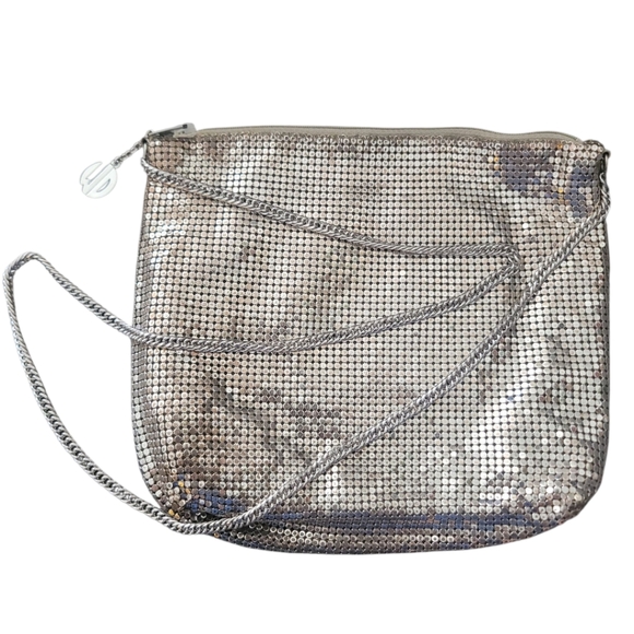 Whiting & Davis Co Silver Mesh Evening Bag - Picture 14 of 15